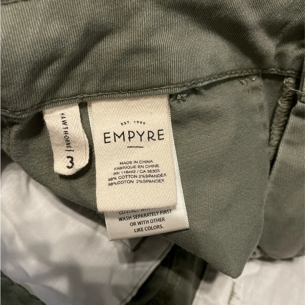 Zumiez Empyre Hawthorne Cotton Blend Olive Green Classic Mini Skirt Size 3